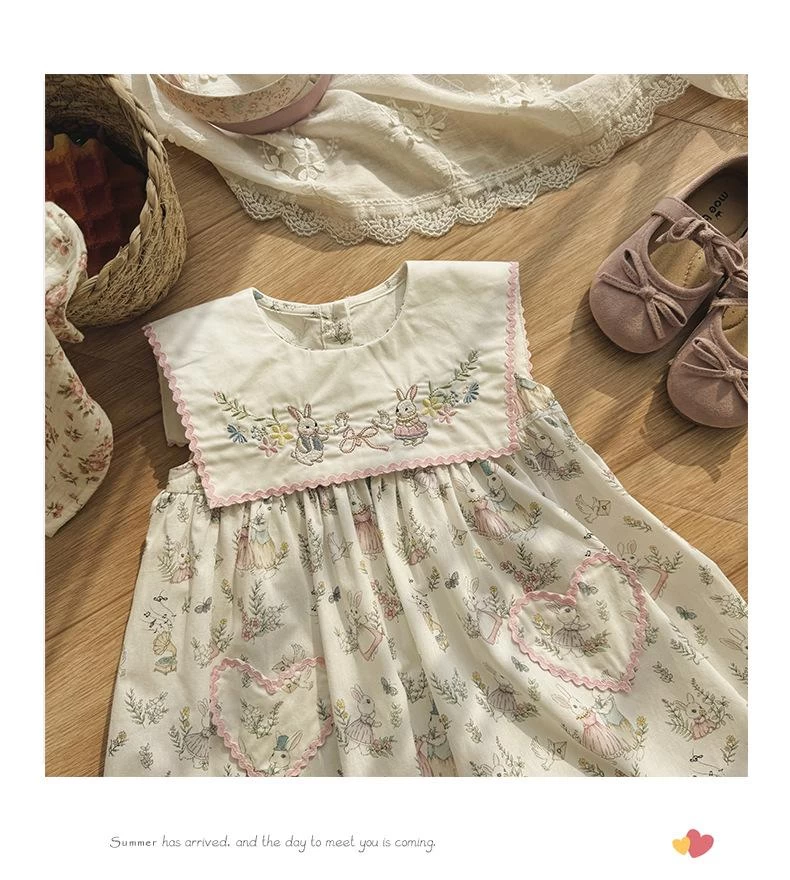 ĐẦM SÁT NÁCH HOA NHÍ THÊU TỈ MỈ DUDU