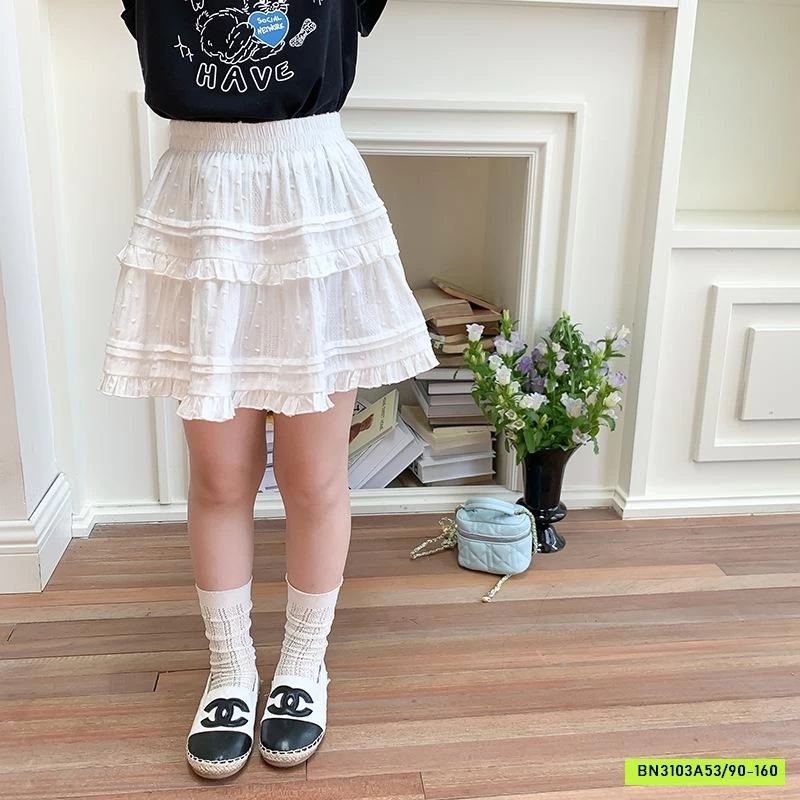 CHÂN VÁY TRẮNG J014 AMBB