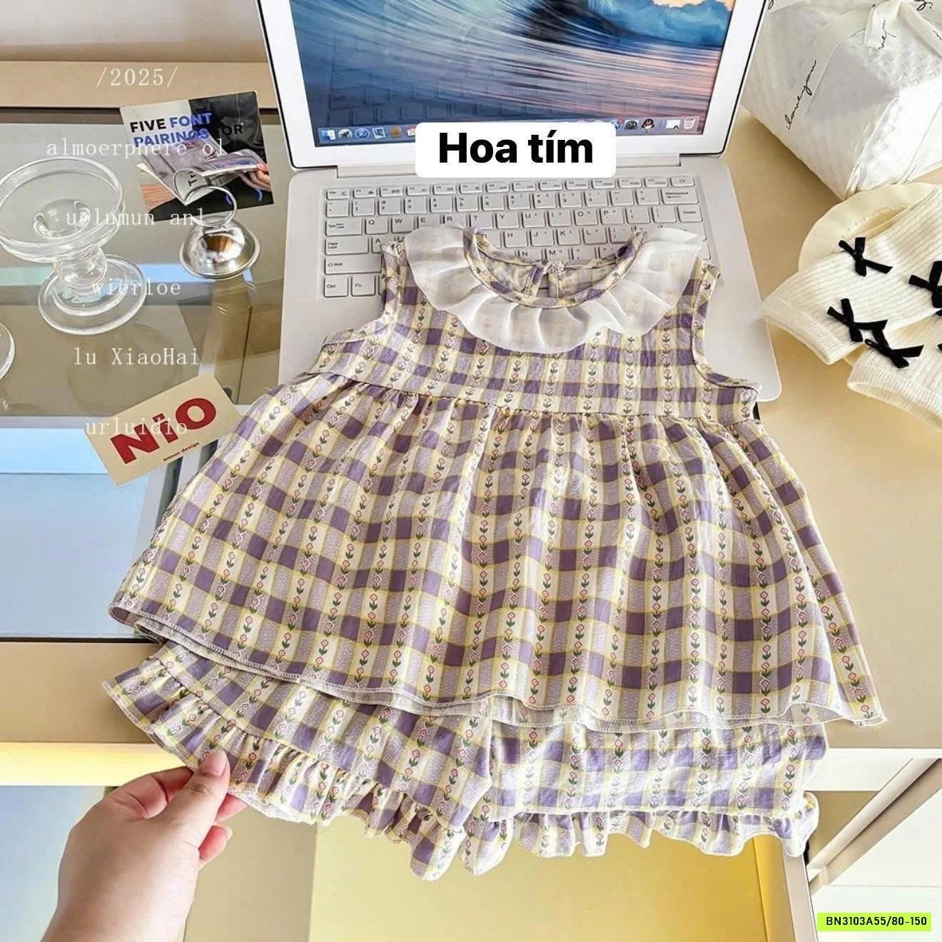 BỘ LANH SÁT NÁCH BABYDOLL CHO BÉ