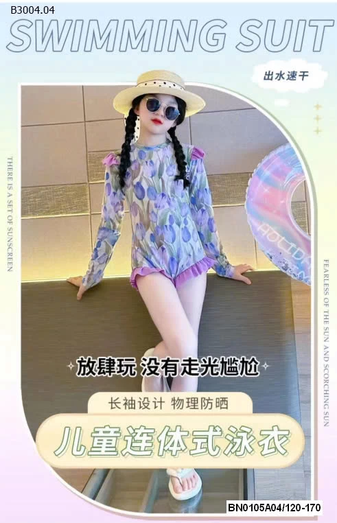 BỘ BƠI LIỀN THÂN DÀI TAY CHO BG