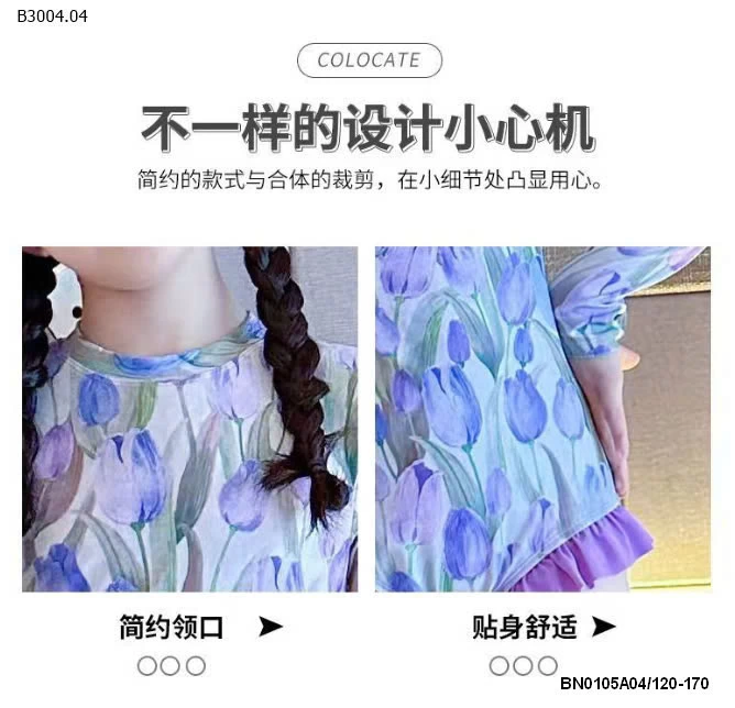 BỘ BƠI LIỀN THÂN DÀI TAY CHO BG