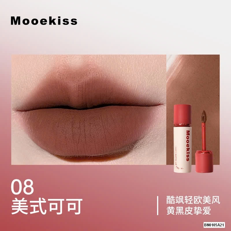 SON KEM LÌ MOOEKISS HỒNG NẮP ĐỎ