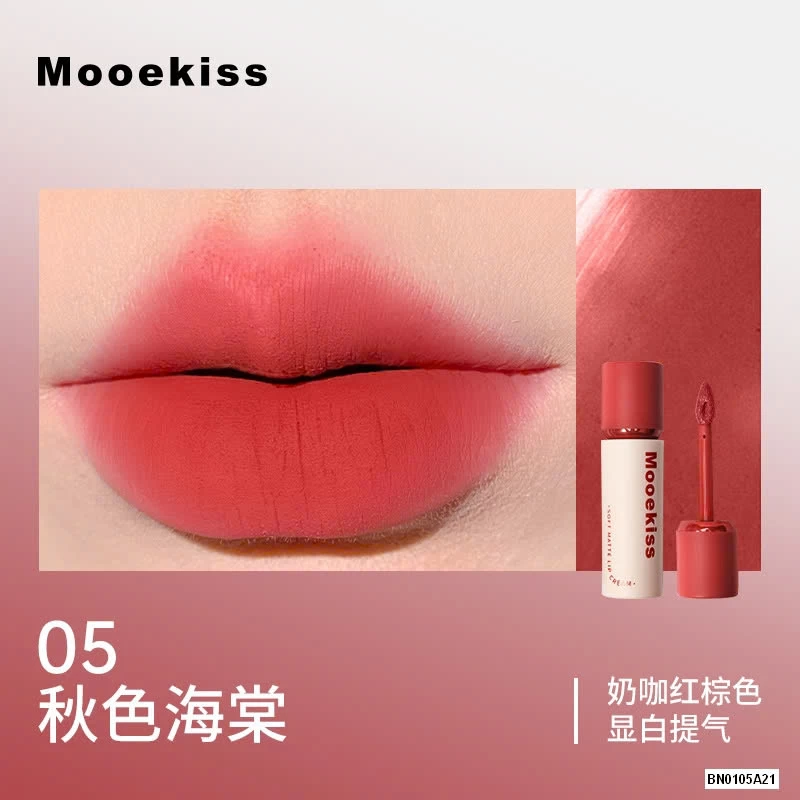 SON KEM LÌ MOOEKISS HỒNG NẮP ĐỎ