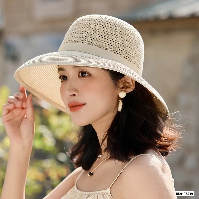 MŨ CHỐNG NẮNG DỆT THANH LỊCH