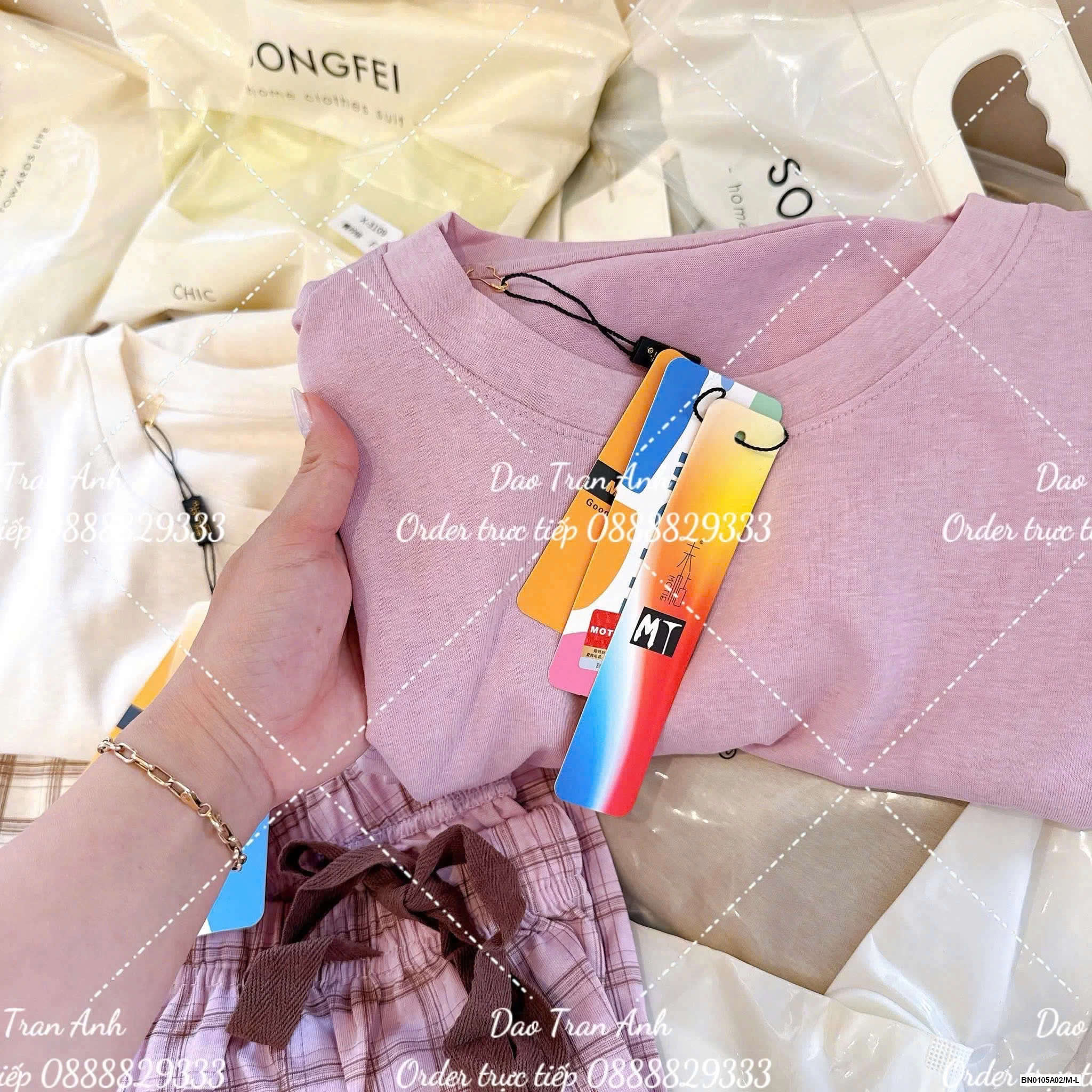 BỘ MẶC NHÀ QUẦN KẺ NỮ