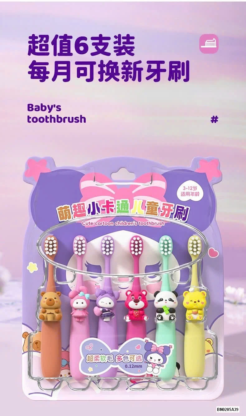 BỘ 6 BÀN CHẢI ĐÁNH RĂNG THÚ CƯNG