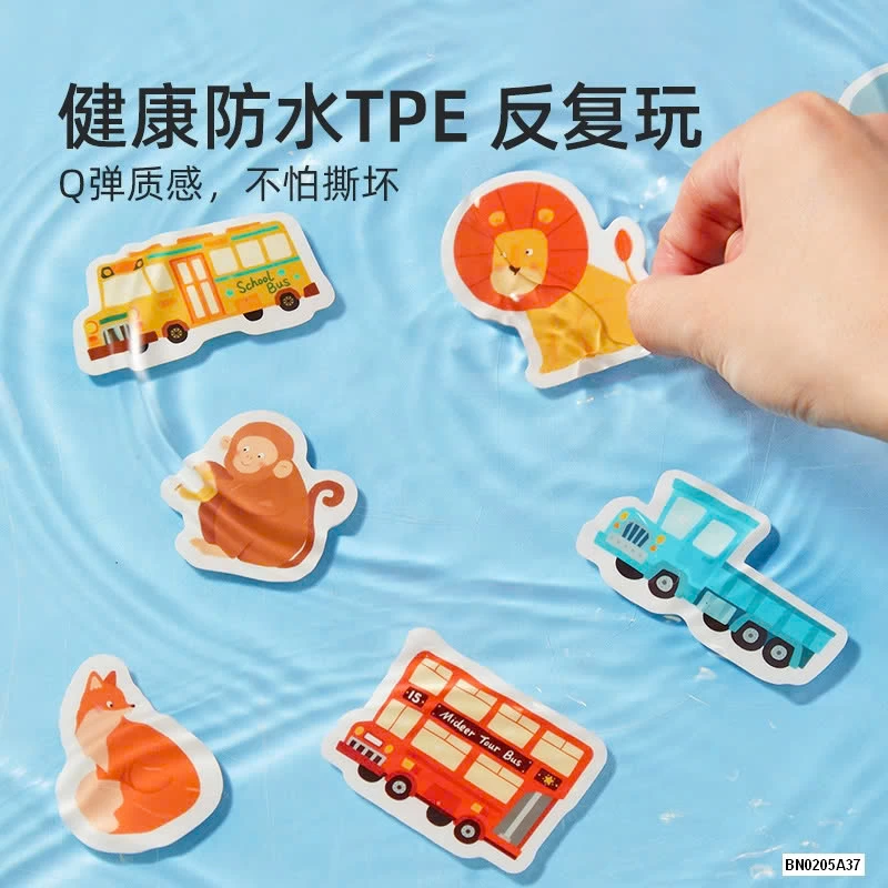 BỘ BÓC DÁN 38 CHI TIẾT CHO BÉ