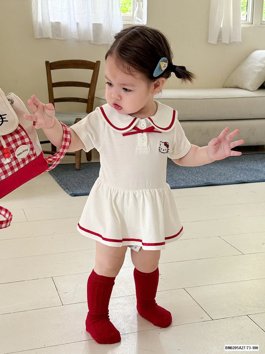 VÁY KITTY ĐUÔI CÁ CỔ SEN