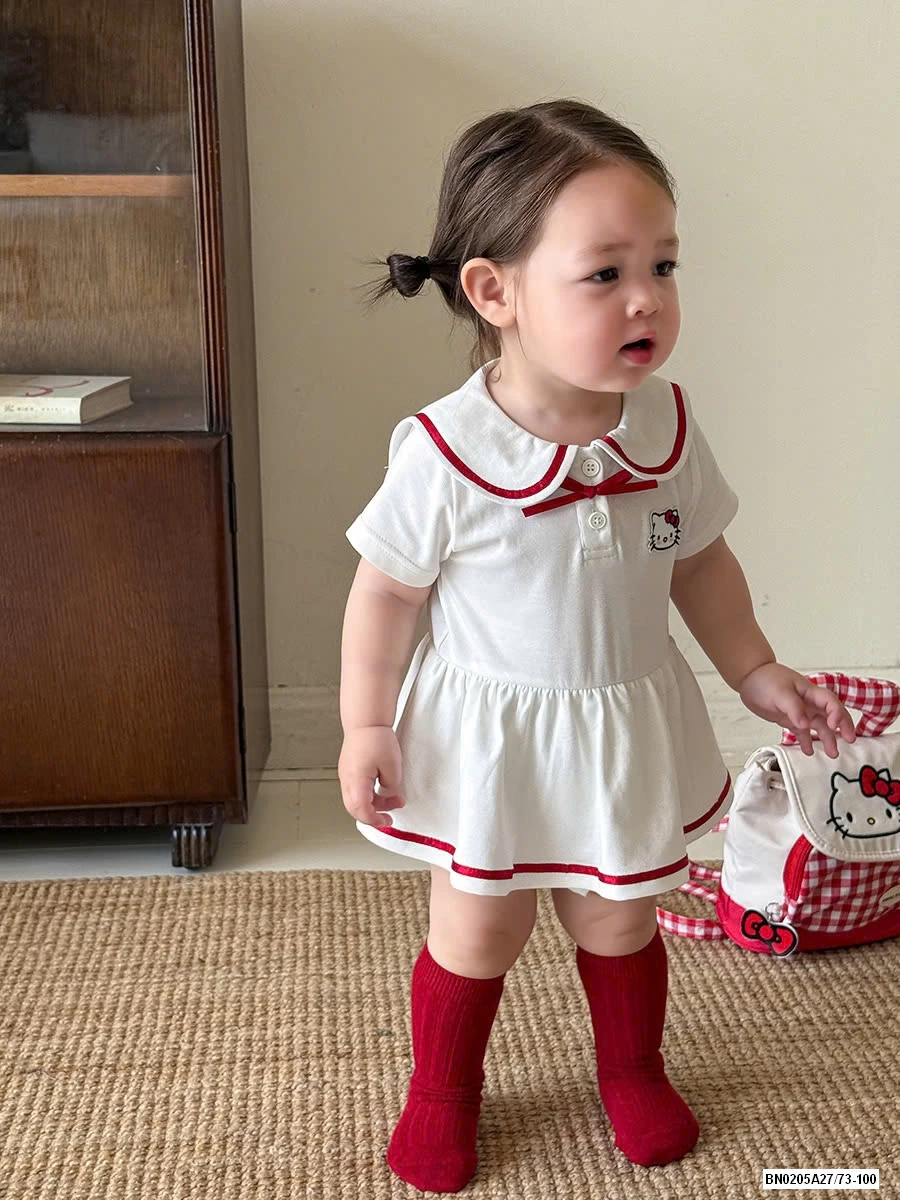 VÁY KITTY ĐUÔI CÁ CỔ SEN