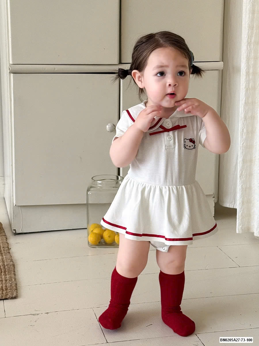 VÁY KITTY ĐUÔI CÁ CỔ SEN