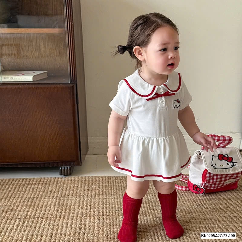 VÁY KITTY ĐUÔI CÁ CỔ SEN