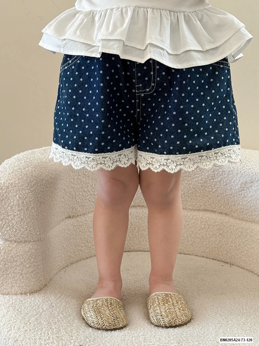 ÁO KITTY VIỀN BÈO MIX SHORT JEANS