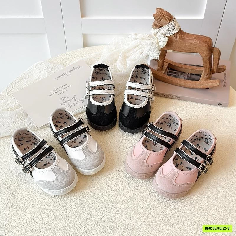 GIÀY BÚP BÊ QUAI NGANG PHỐI MÀU