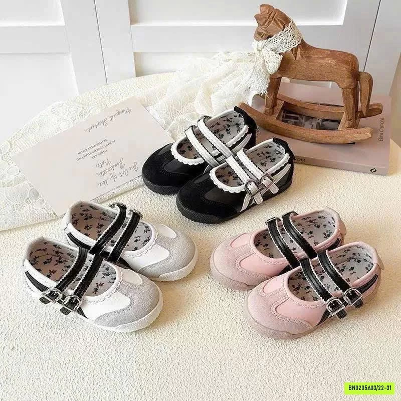 GIÀY BÚP BÊ QUAI NGANG PHỐI MÀU