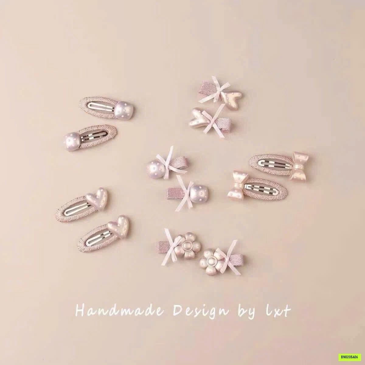 SÉT 12 KẸP TONE HỒNG XINH XẮN