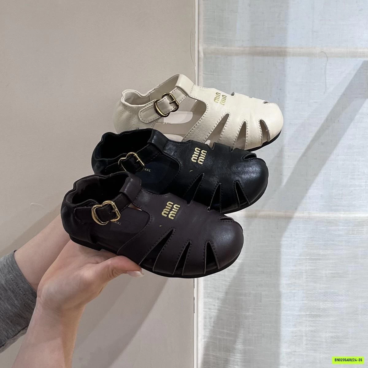 SANDAL GIỌ CHỮ MINMIN BG