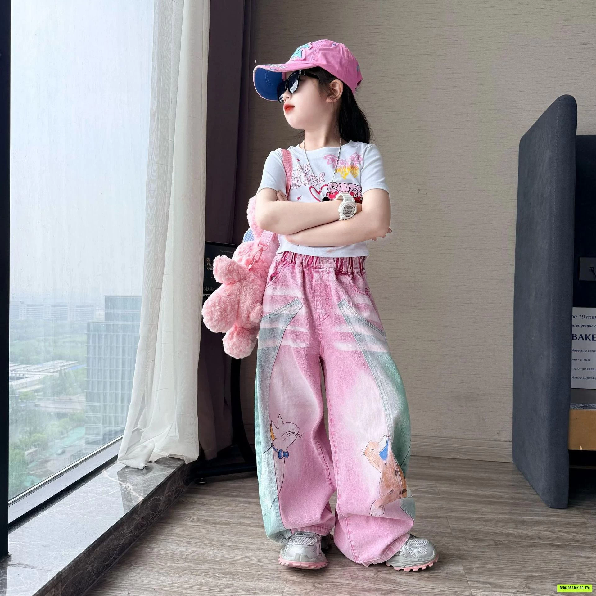 SÉT CROPTOP MIX QUẦN SUÔNG SẮC MÀU