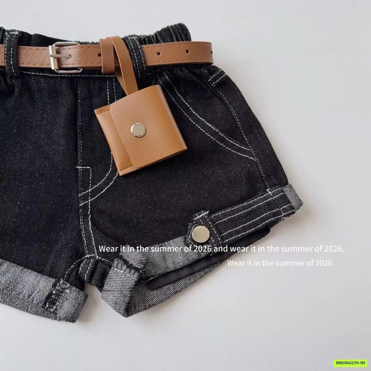 ÁO CHẤM BI MIX SHORT JEANS T&QKIDS