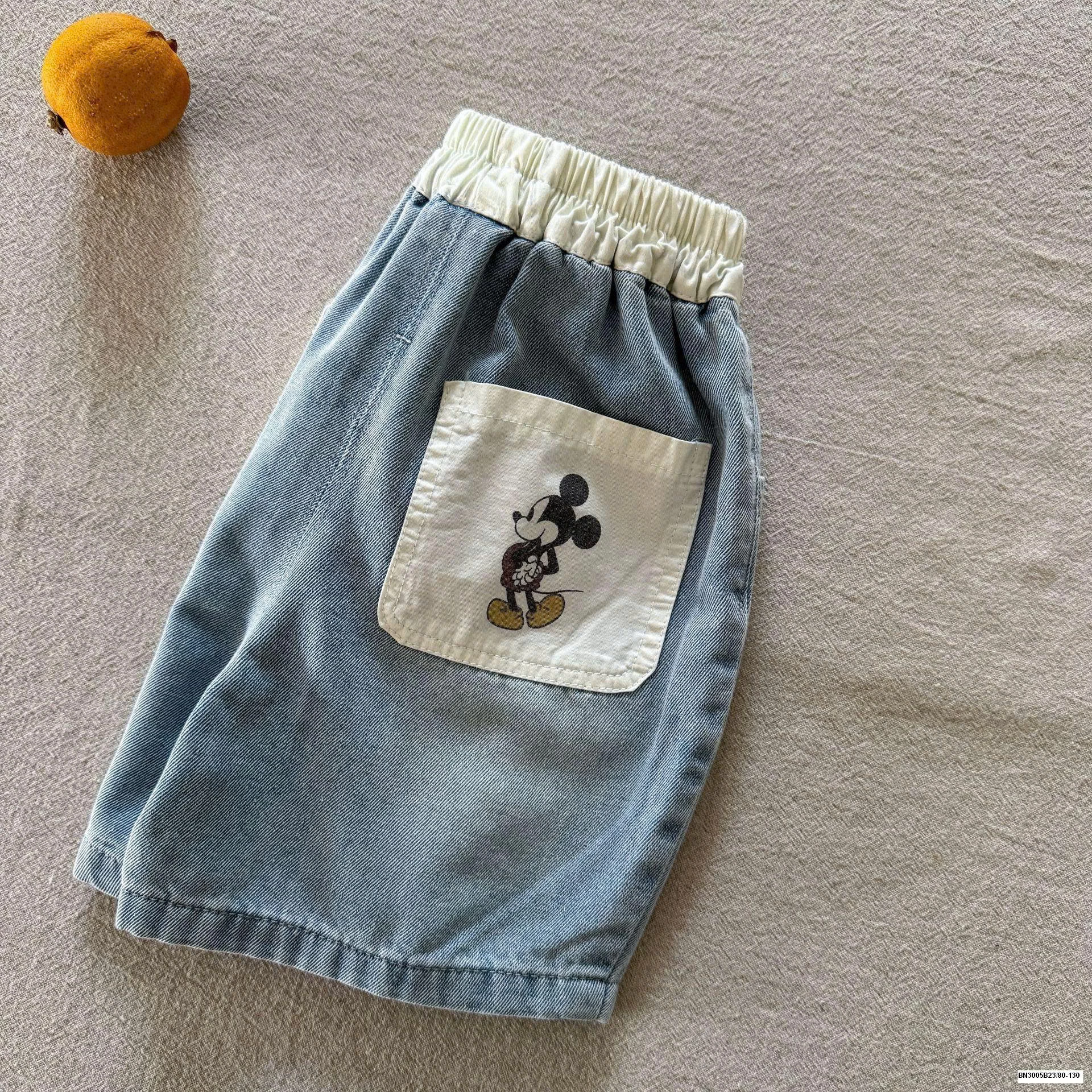 SET ÁO THUN SÁT NÁCH MIX QUẦN SHORT JEAN BÉ TRAI