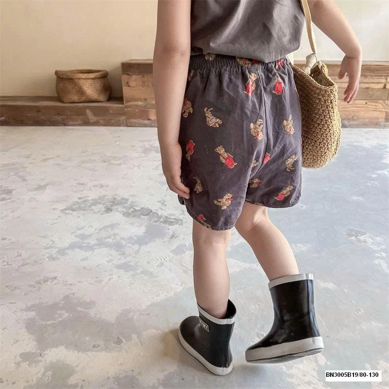 QUẦN SHORT GẤU BÉ GÁI