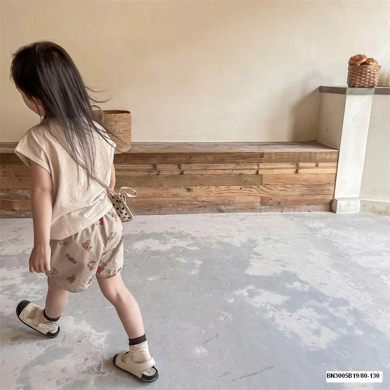 QUẦN SHORT GẤU BÉ GÁI