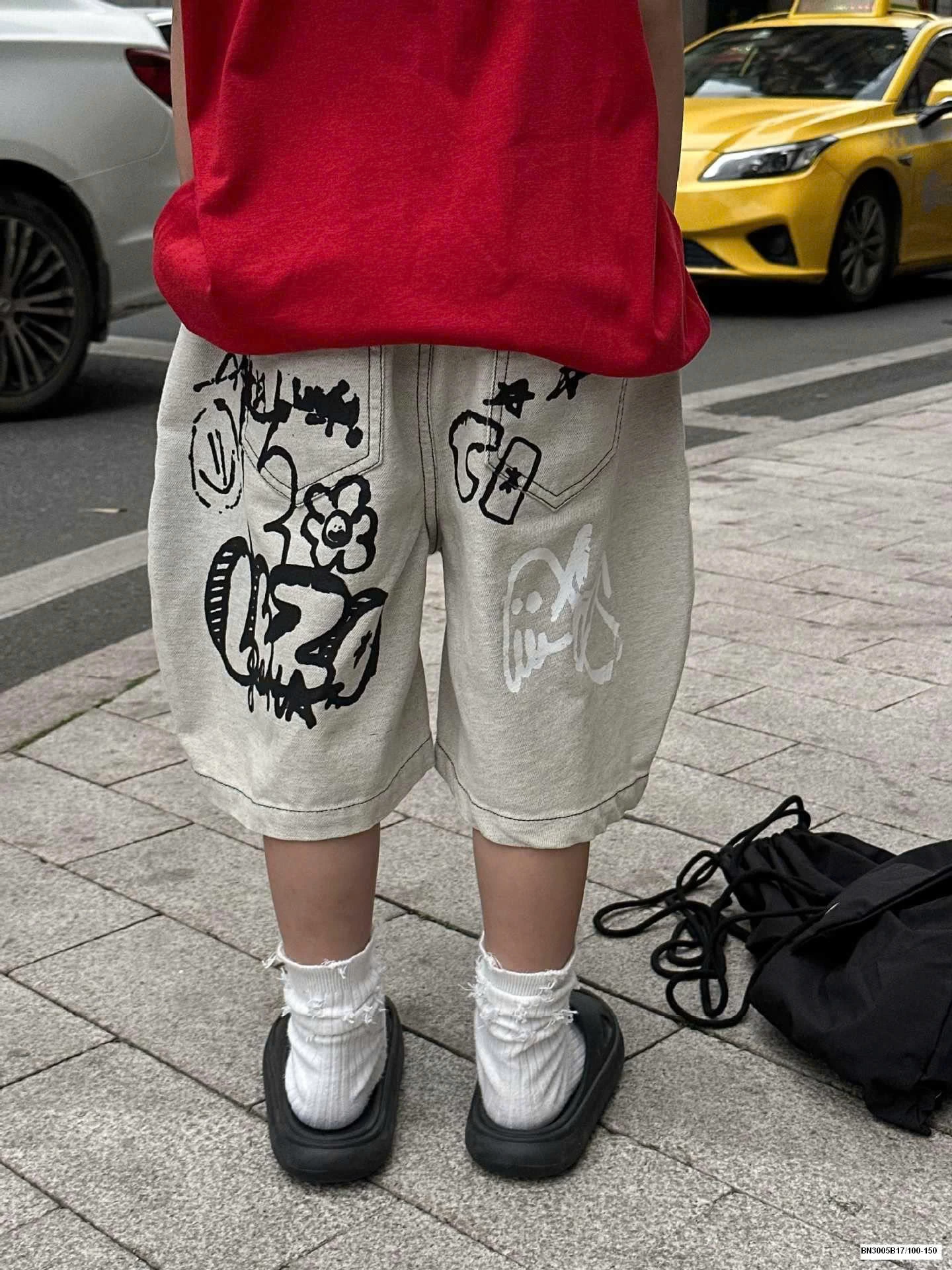 QUẦN IN CHỮ BÉ TRAI