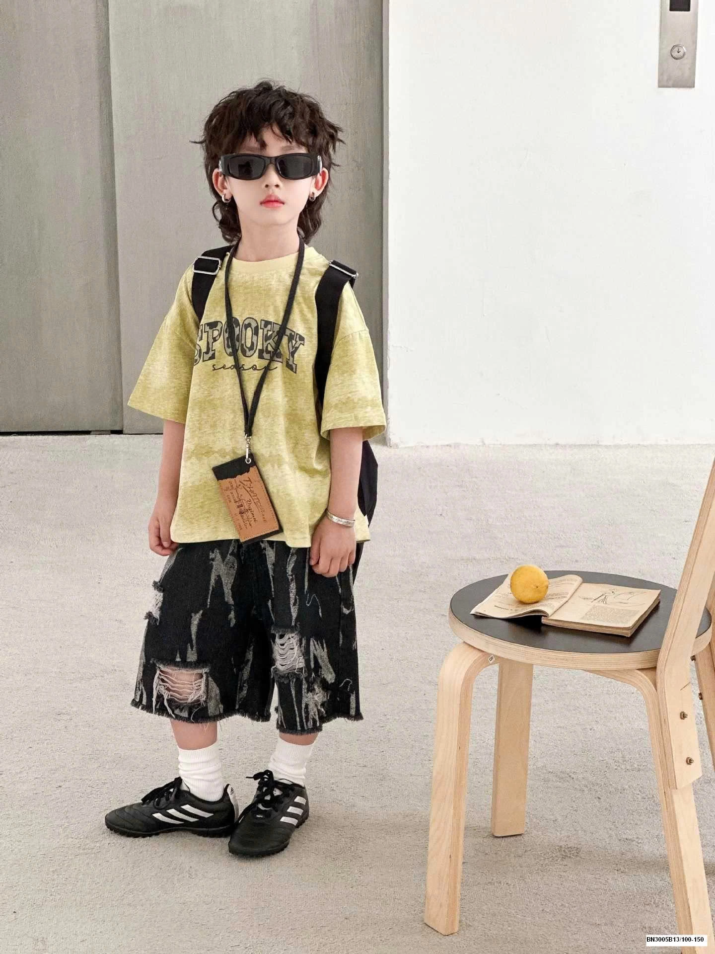 SET ÁO PHÔNG MIX QUẦN SHORT JEAN TUA RUA