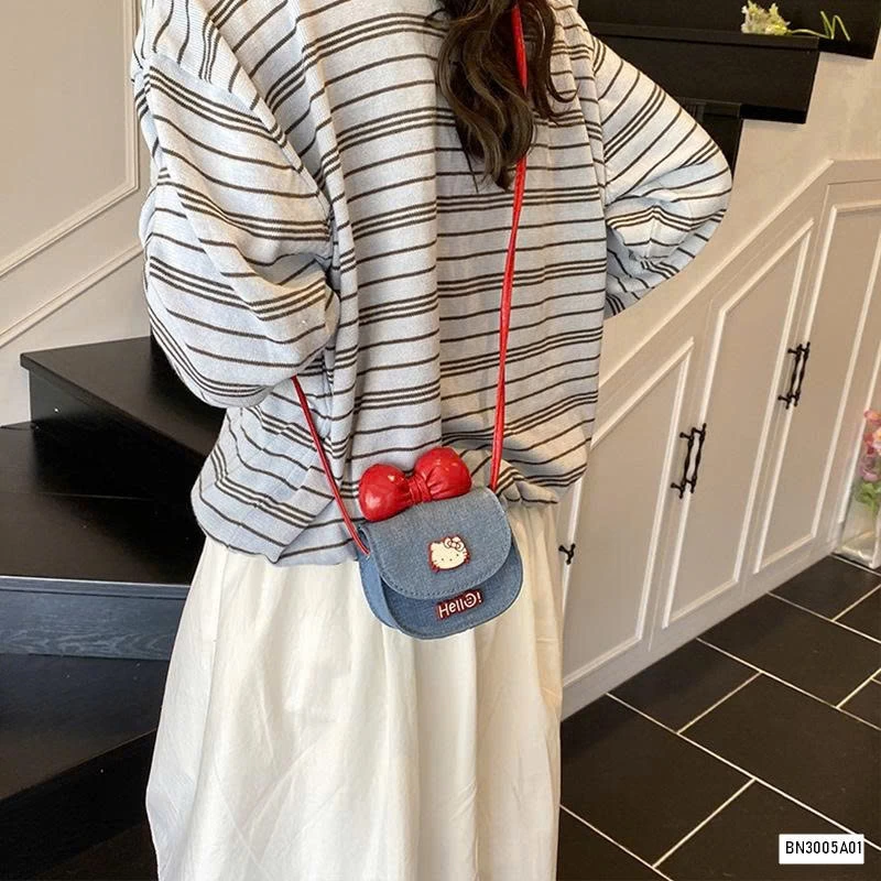 TÚI XÁCH KITTY MINI NƠ