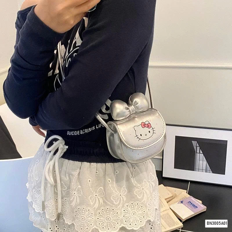 TÚI XÁCH KITTY MINI NƠ