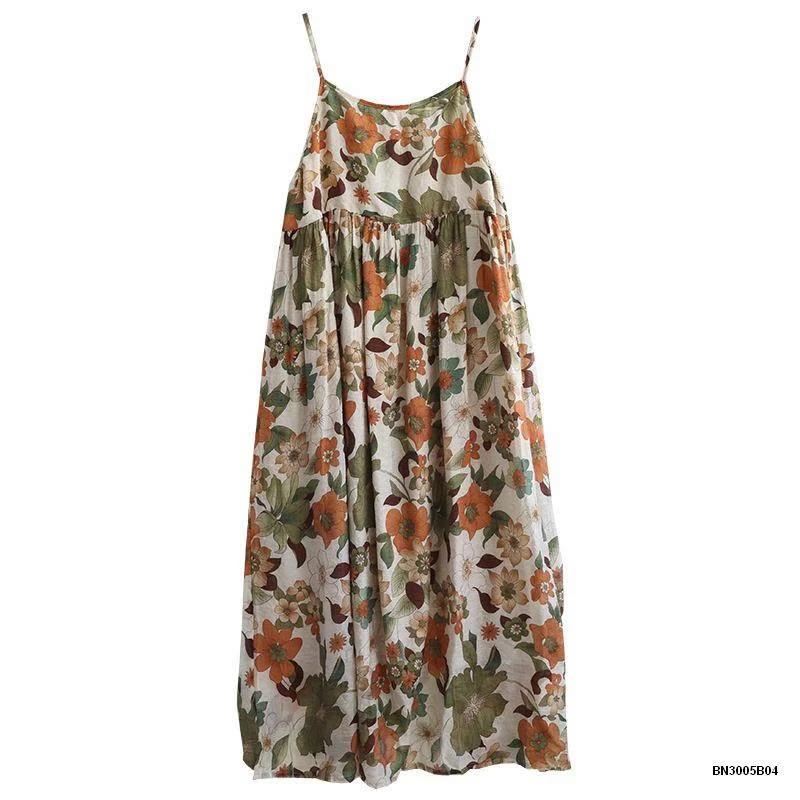 VÁY 2 DÂY HOA ĐI BIỂN