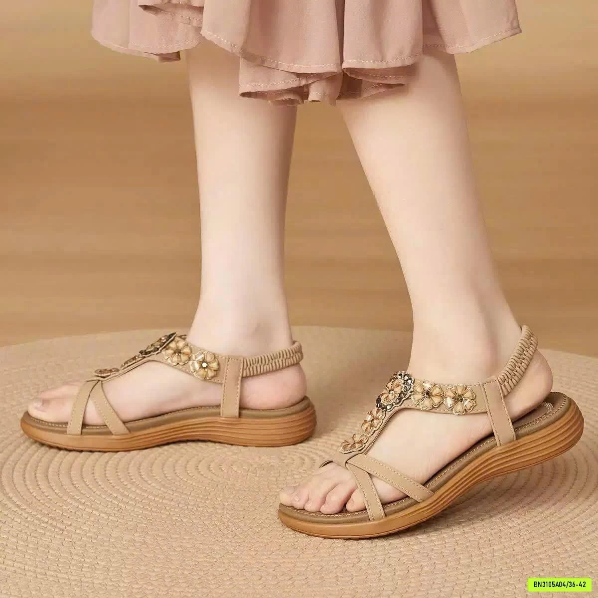 SANDAL ĐẾ THẤP SIÊU ÊM CHÂN HÃNG SIKETU