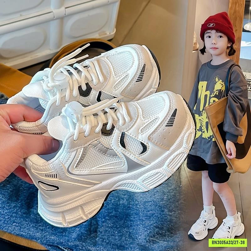 SNEAKER TRẮNG CHO BÉ