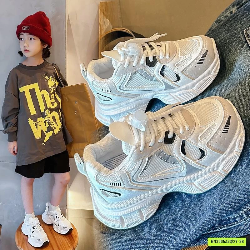 SNEAKER TRẮNG CHO BÉ
