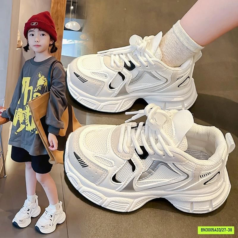 SNEAKER TRẮNG CHO BÉ