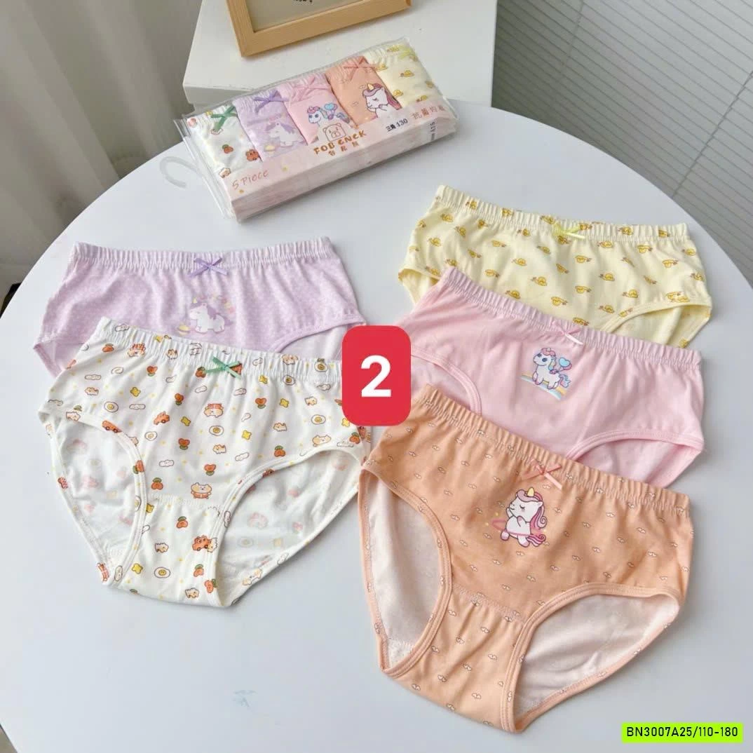 SÉT 5 CHIP TAM GIÁC COTTON HOẠT HÌNH
