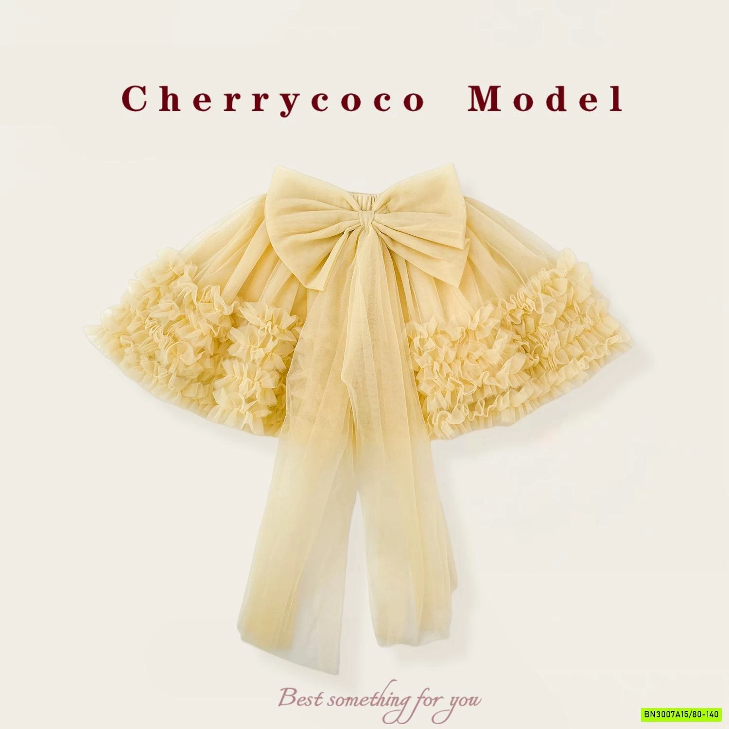 SÉT ÁO LEN+CV TUTU VÀNG CHERRYCOCO