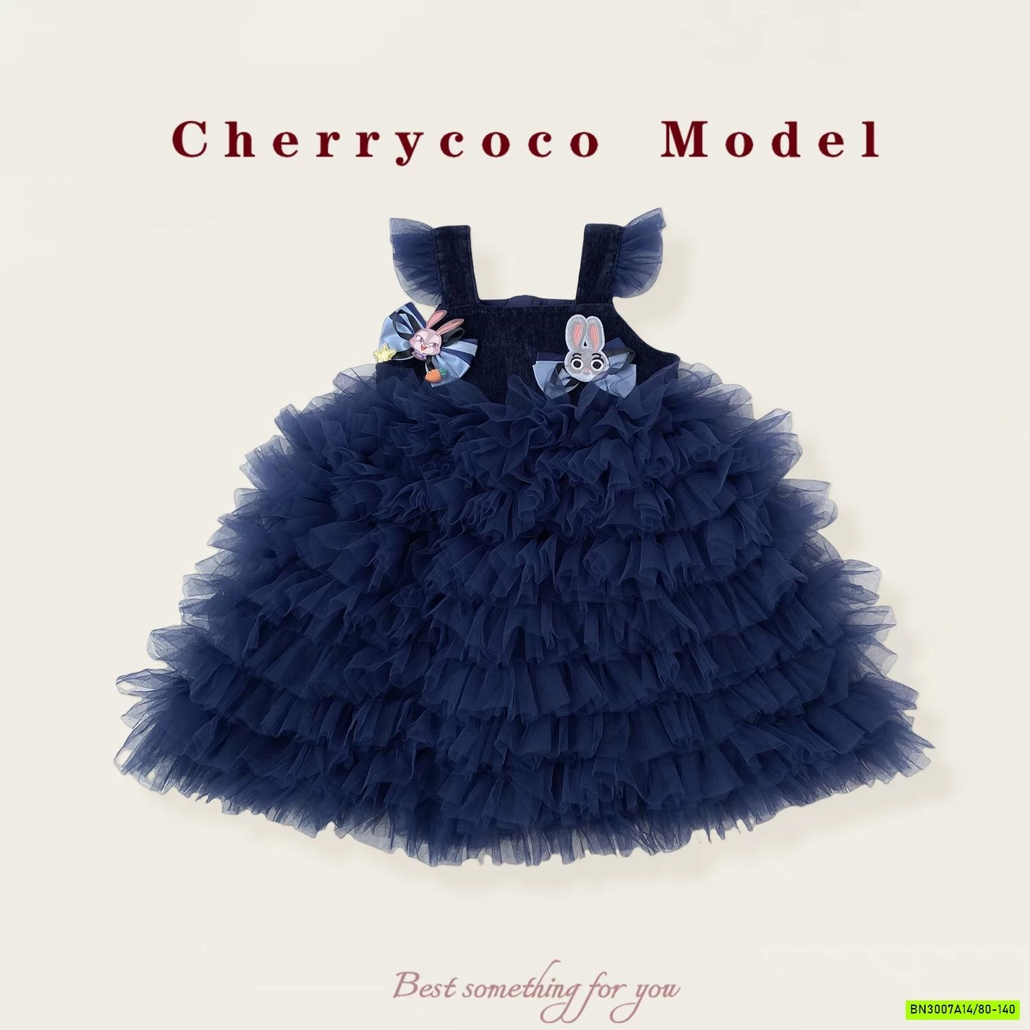 SÉT VÁY TUTU+ÁO LEN CHERRYCOCO