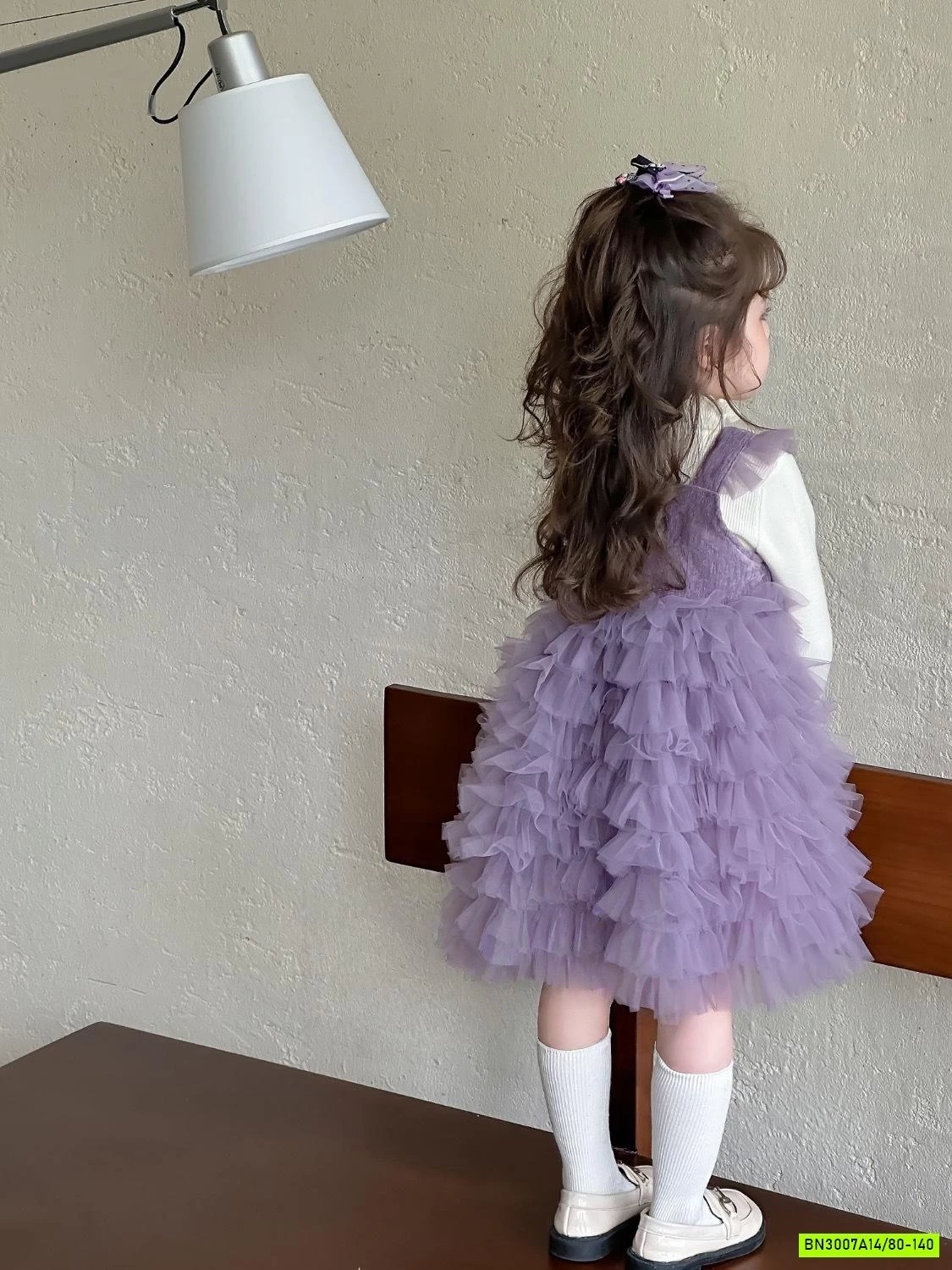 SÉT VÁY TUTU+ÁO LEN CHERRYCOCO