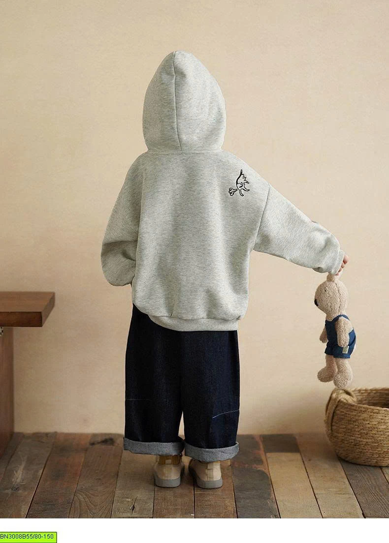 ÁO HOODIE BÉ GÁI HỌA TIẾT HOẠT HÌNH