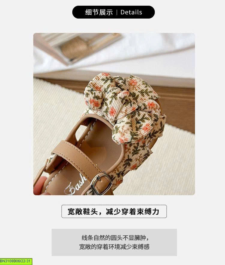 SANDAL QUAI NHUNG BUỘC NƠ