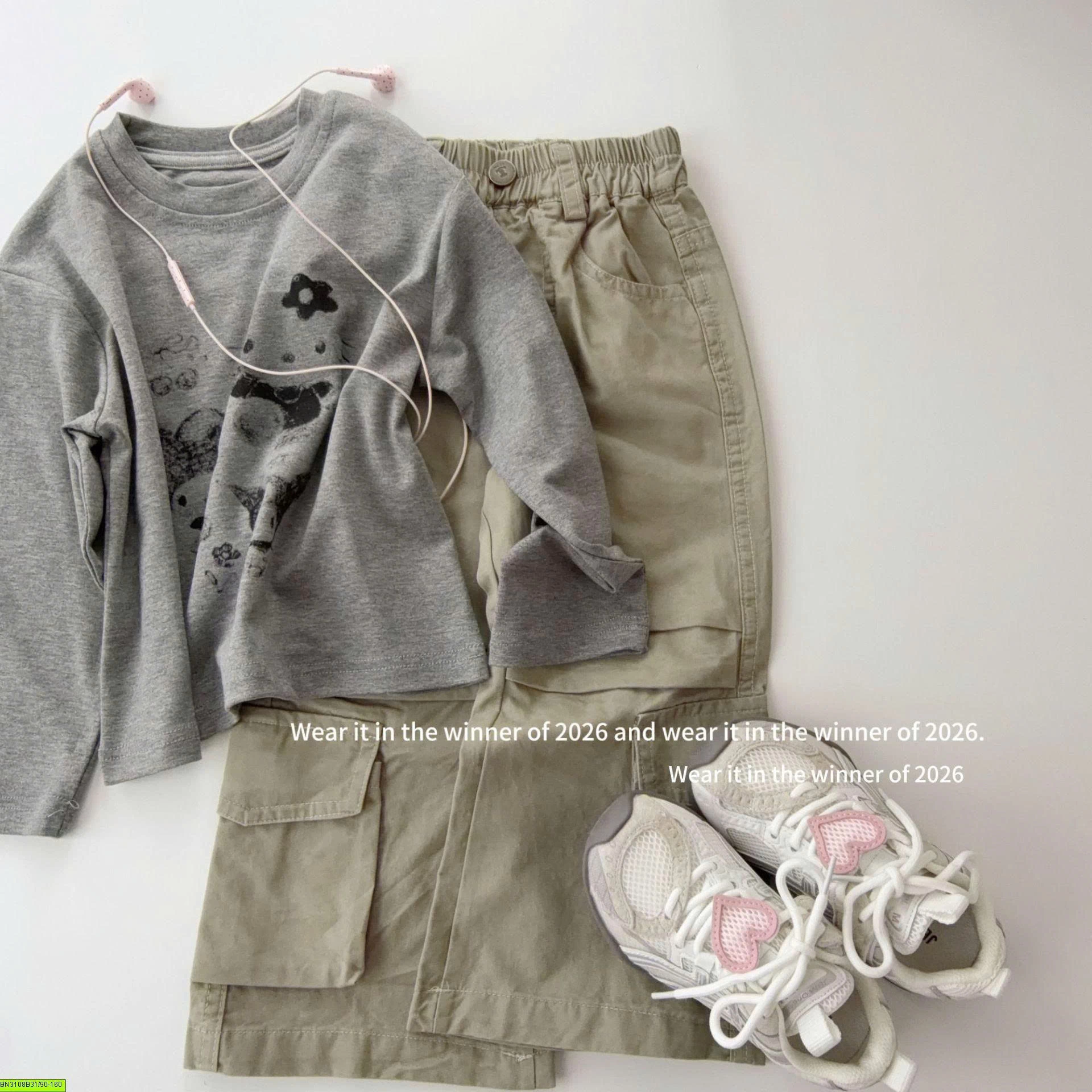 ÁO THUN XÁM IN HÌNH T&Q KIDS