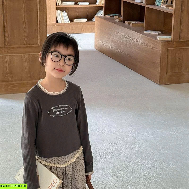 ÁO THUN PHỐI VIỀN REN ADBABY