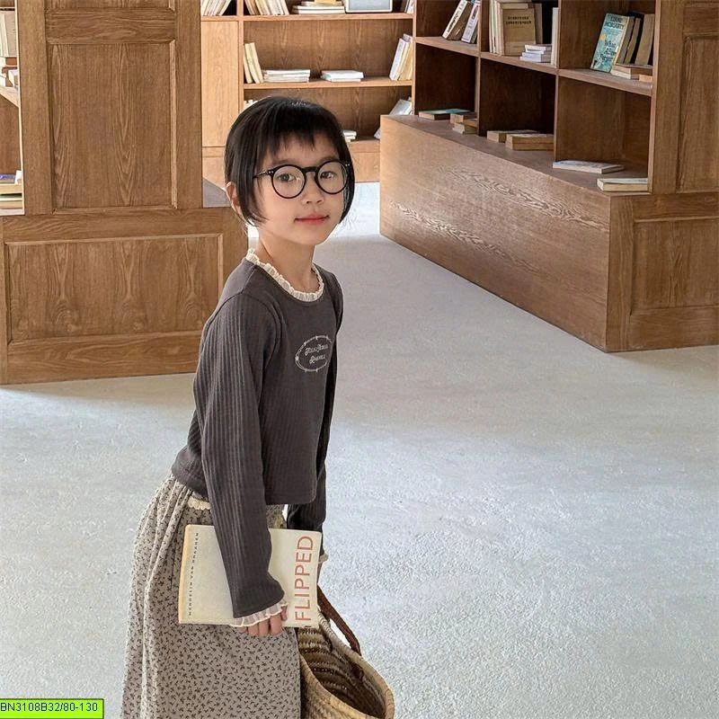 ÁO THUN PHỐI VIỀN REN ADBABY