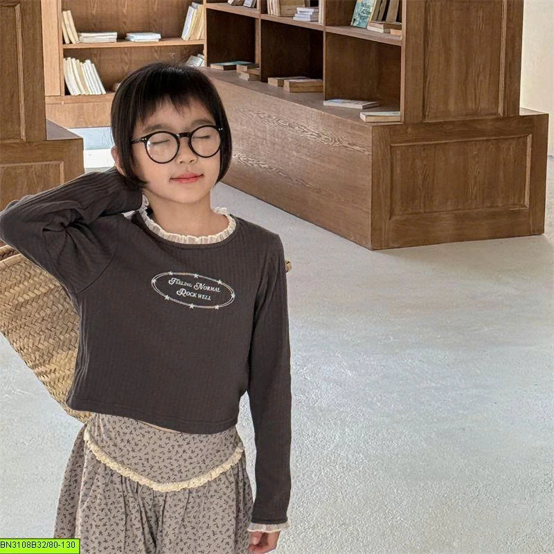 ÁO THUN PHỐI VIỀN REN ADBABY