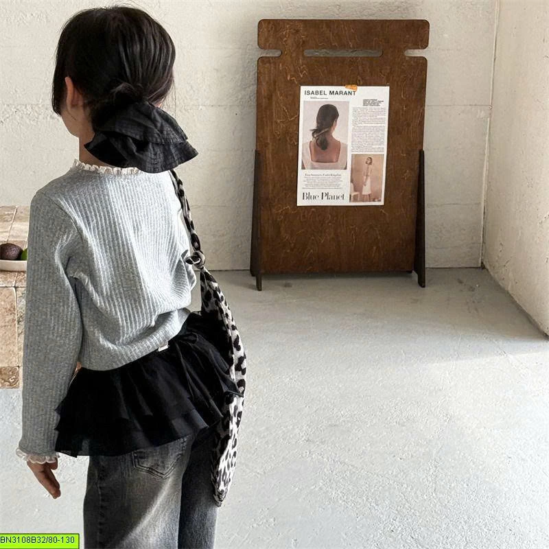 ÁO THUN PHỐI VIỀN REN ADBABY