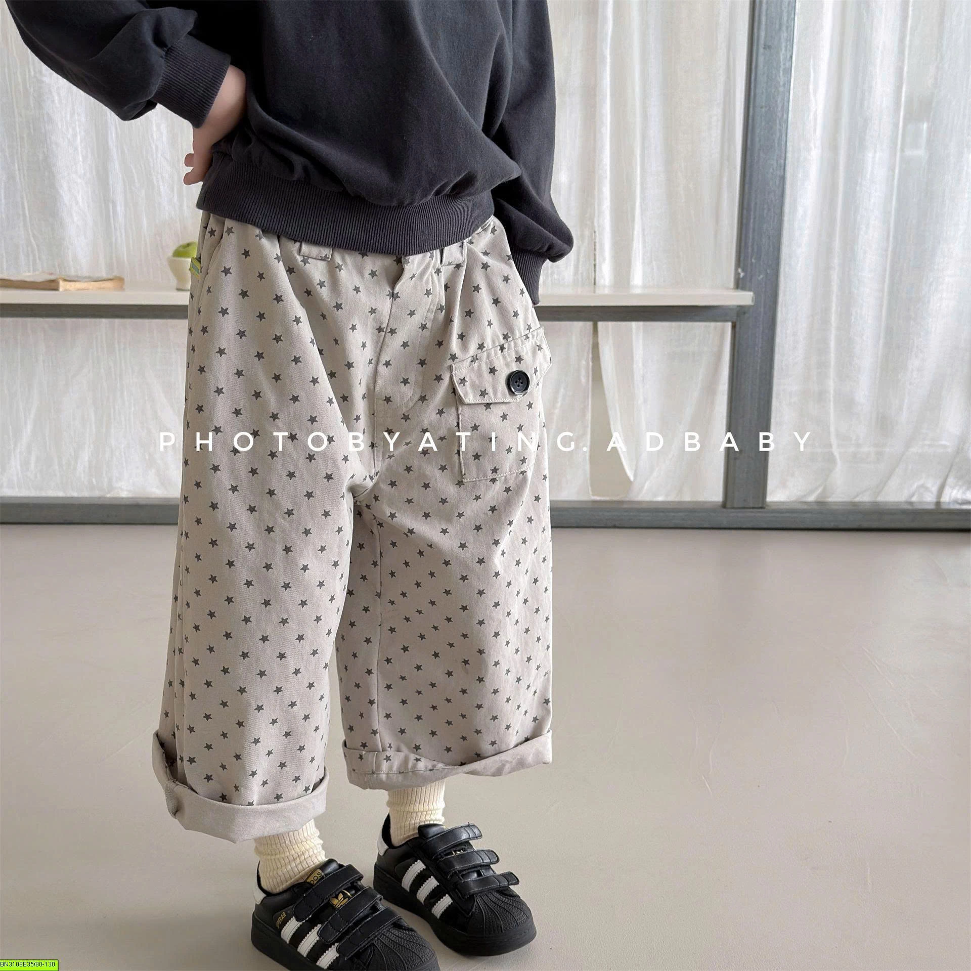 QUẦN ỐNG SUÔNG TÚI CÁCH ĐIỆU ADBABY