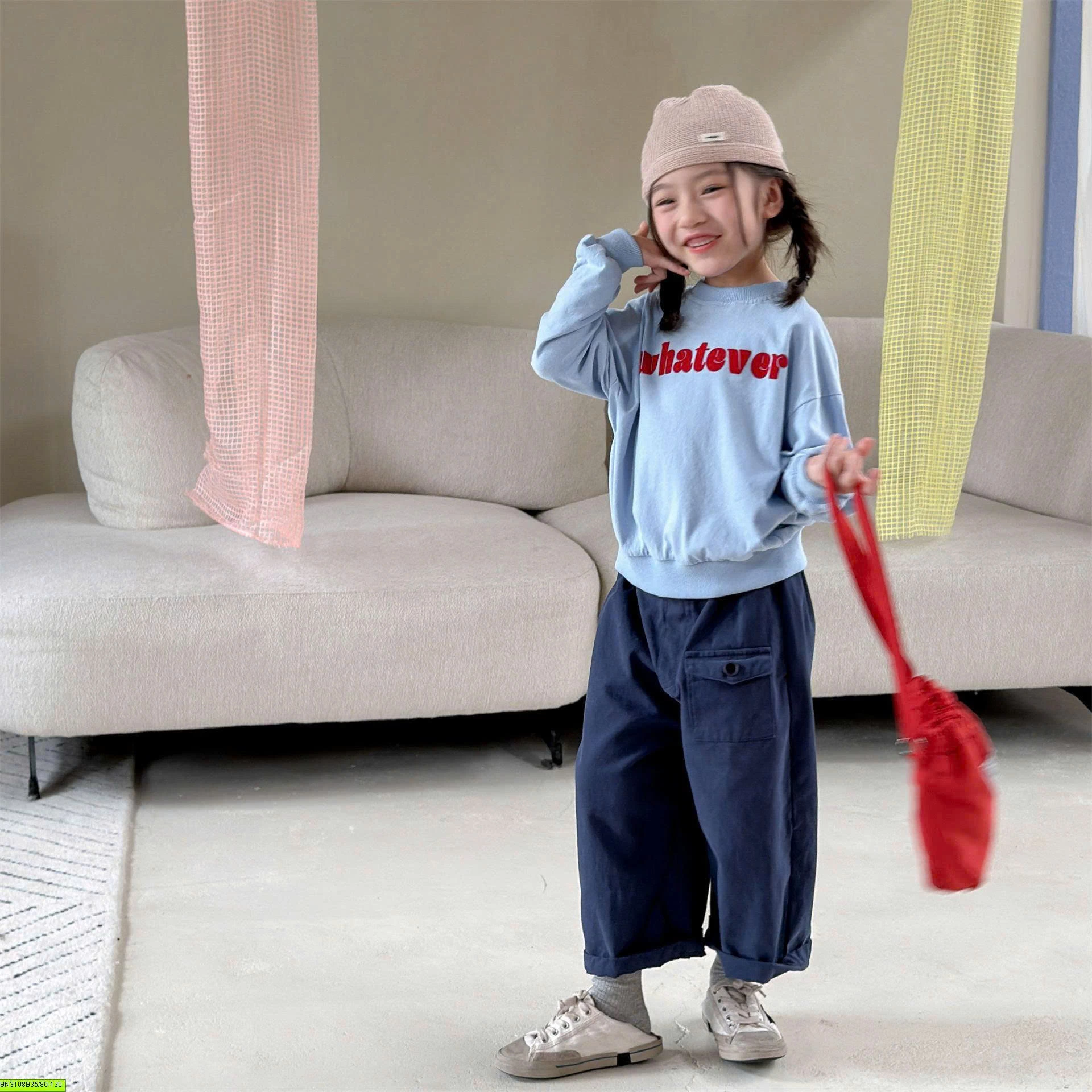 QUẦN ỐNG SUÔNG TÚI CÁCH ĐIỆU ADBABY