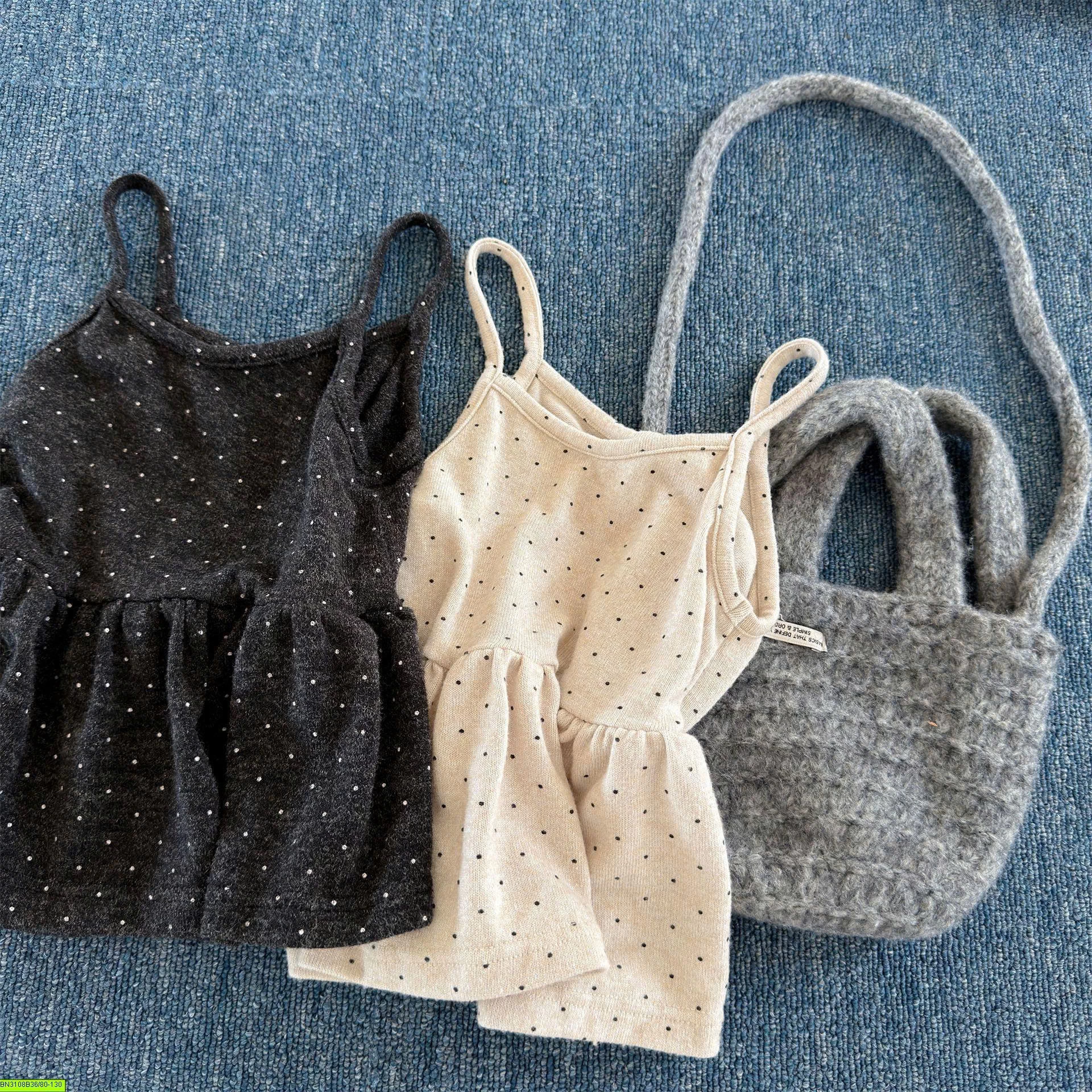 ÁO 2 DÂY CHẤM BI ADBABY