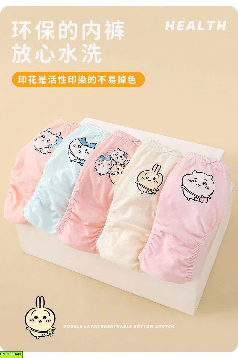 COMBO 5 QUẦN CHIP BÉ GÁI