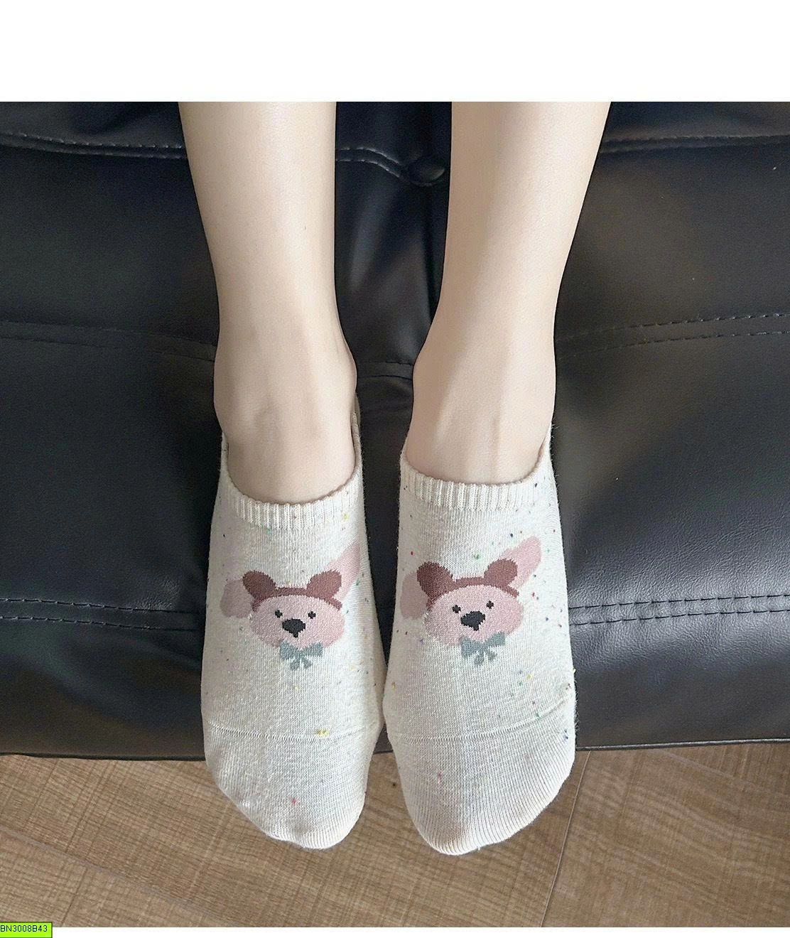 SET 8 ĐÔI TẤT CỔ NGẮN HỌA TIẾT SIÊU XINH